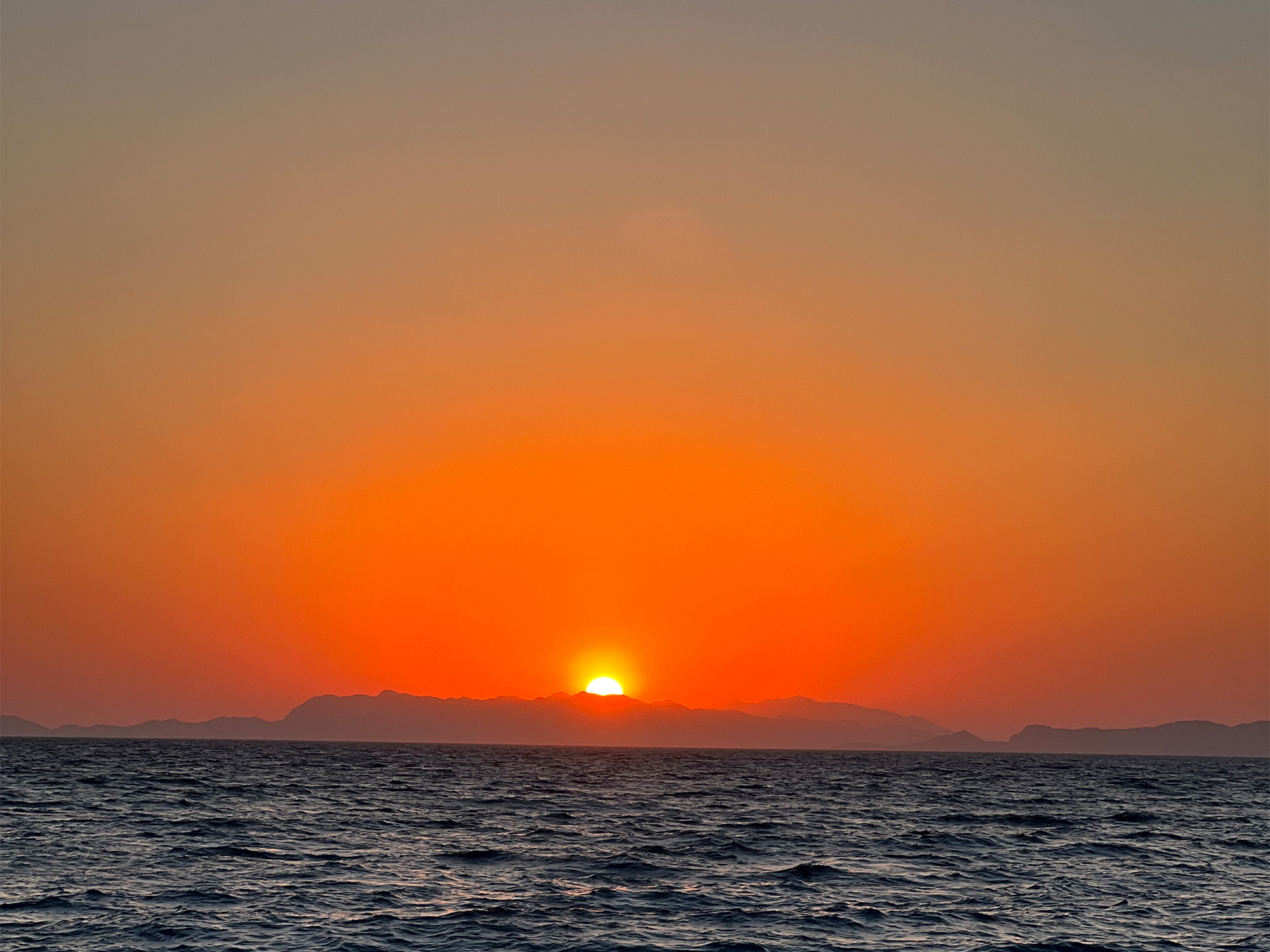 Sunset From Rhodes
